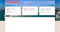 Desktop Screenshot of hotval.com